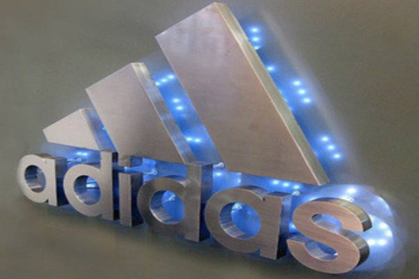 silver stealess steel letter-back lighting 